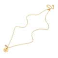 Goldene Edelstahl Löwe Sternzeichen Kette mit verstellbarer Kette auf weißem Hintergrund - Gold Stier (NKS259-2)