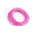 Mehrlagiges Miyuki Glasperlenarmband in lebhaftem Bonbon-Rosa für Damen - Rosaroter Stil (NK1037-2)