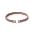 Adjustable rose gold mesh bracelet featuring a flexible stainless steel wire weave - Matte Rose Gold