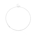 Collier minimaliste en argent avec pendentif croix élégant et fermoir mousqueton sûr - Argent