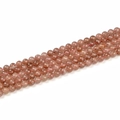 Faceted 8mm strawberry quartz beads strand for DIY jewelry making and handmade crafts - 8mm / Faceted Round Bead Strand (380mm) / Red
