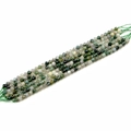 Gefacetteerde natuurlijke Indiase mosagaat kralen in groentinten voor DIY-sieraden maken - 20cm Lengte / India Agaat 6mm