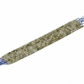 Faceted natural labradorite gemstone beads for DIY jewelry making in soft grey tones - 20cm Length / Flash Stone (4mm)