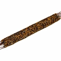 Faceted tiger eye stone beads 4/6mm natural gemstone strands for jewelry making - Tiger Stone Angled Cut / 4mm Diameter (20cm Length)