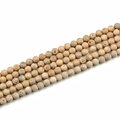Detail of 8mm matte natural stone beads with raw texture for DIY jewelry making - 8mm / Electroplated Wine Yellow