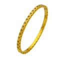 Bracciale in acciaio inossidabile dorato a griglia quadrata con zirconi ambra - Oro + Rosa