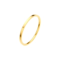 Minimalist slim gold stainless steel ring with a high-polished mirror finish - US 4 / Gold