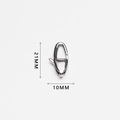 Cierre de langosta pulido de acero inoxidable 316 para joyería con medidas 21mm por 10mm - Estilo 21x10 (BM20)