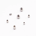 Polished stainless steel spacer beads in round and barrel shapes for DIY jewelry making - Through-Hole Rice Bead / 3mm Width * 4mm Length * 1.8mm Hole Diameter