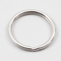 Anello portachiavi piatto universale in acciaio inossidabile 304 per accessori fai da te - Diametro Filo 1.2mm * Diametro Esterno 20mm / Acciaio inossidabile originale