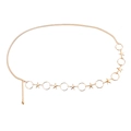 Goldene Seestern-Körperkette mit hohlen Ringen und Seestern-Anhängern für den Sommer - Goldener Seestern Stil (ZW1847)