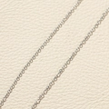 Macro shot of polished silver stainless steel cable chain links for DIY jewelry making - Silver Cable Chain