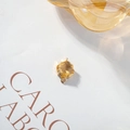 Pendentif losange en cristal jaune plaqué or 18k pour la création de bijoux DIY - Or