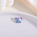 Faceted crystal butterfly pendant with purple and blue gradient for DIY jewelry making - Blue-Purple Gradient (D8-915)
