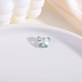 Light blue crystal butterfly pendant with faceted cut for DIY jewelry making - Light Blue (D8-917)