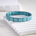 Himmelblaues modulares italienisches Charm-Armband mit hochwertiger Edelstahl-Oberfläche - Modulares Armband (BD-308)