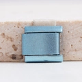 Polierter elektrisch blauer Edelstahl-Charm für italienische Gliederarmbänder DIY - Einzelglied (MKBD-229)