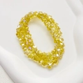 Veelstrengs gele stervormige gefacetteerde glazen kristallen kralen voor DIY-sieraden - 1 Stuk/Verpakking (8mm) / Geel