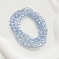 Lichtblauwe stervormige gefacetteerde glazen kralen voor DIY sieraden maken - 1 Stuk/Verpakking (8mm) / Lichtblauw