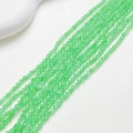 Tiras de cuentas de piedra ojo de gato facetadas de 3mm verde claro para joyería DIY - Verde (Cuenta Facetada) / US 3
