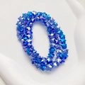 Glinsterende donkerblauwe AB ster glaskralen voor DIY sieraden maken - 1 Stuk/Verpakking (10mm) / Blauw