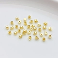 Polierte 14K goldgefüllte Zylinder-Positionierungsperlen für DIY-Schmuckherstellung - Mini-Druckverschluss / 14K Gold