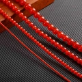 Gepolijste rode agaatstenen kralen in vier maten voor DIY sieraden maken - 10 stuks/pak (4mm) / Rode Agaat
