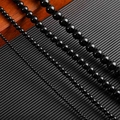 Gepolijste zwarte agaat kralen voor DIY-sieraden in vier verschillende diameters - 10 stuks/pak (4mm) / Zwarte agaat