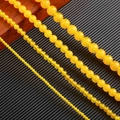 Polierte gelbe Tigeraugen-Perlen in vier Größen für DIY-Schmuckherstellung - 10 Stück/Packung (4mm) / Achat