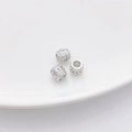 Zilveren sneeuwvlok tussenkraal met zirkonia en holle ster voor DIY-sieraden maken - 3# Holle Ster Cilinder (7*6.2mm)