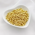 14K goud gevulde ronde tussenkralen voor sieraden maken in hartvormige schaal - Extra Grote Maat / 18K Verguld