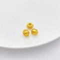 Drie gouden antieke kralen met zes-woord mantra reliëfs voor DIY sieraden maken craft - Tussenkraal (7x9mm) / Antiek Goud