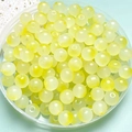 8 mm gele en groene kleurverloop glazen kralen voor DIY sieraden en armbanden - Geel Verloop