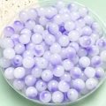 8mm paarse gradiënt glazen kralen voor DIY sieraden en handgemaakte armbanden - Blauw-Paars Verloop