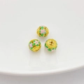 Goldene Blumenperlen mit rosa Emaille-Lotus-Design für DIY-Schmuckherstellung - 7# Rosa Blumenperle (5471729721136)