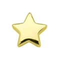 Golden star shaped metal charm pendant for personalized DIY bracelet decoration - Five-Pointed Star (Pendant Only (Without Chain)) (DB251004-C款) / Gold