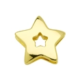 Golden star-shaped alloy charm with hollow center for DIY jewelry making and bracelet design - Hollow Star (Pendant Only (Without Chain)) (DB251004-D款) / Gold