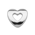 DIY silver heart charm with letter bubble design for dopamine jewelry bracelets - Hollow Heart (Pendant Only (Without Chain)) (DB251004-G款) / Silver
