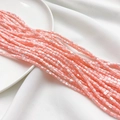 Roze parelmoer vierkante tussenkralen voor het maken van handgemaakte DIY sieraden - Roze 3.5*3.5mm