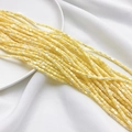 Natürliche hellgelbe quadratische Muschelperlen für DIY-Schmuckherstellung Handzubehör - Hellgelb 3.5*3.5mm