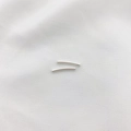 Gepolijste zilveren gebogen buis kralen voor het zelf maken van sieraden - 1.5x15mm / Zilver