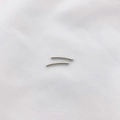 Gepolijste zilveren 14K goud gevulde gebogen buis kralen voor doe-het-zelf sieraden - 1.5x15mm / Witgoud
