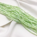 Irisierende hellgrüne quadratische Muschelperlen für DIY-Schmuck und handgemachte Armbänder - Hellgrün 3.5*3.5mm