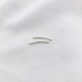 Polierte silberne 14K Gold gefüllte gebogene Röhrenperlen für DIY Schmuck - 1.5x20mm / Silber