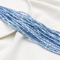Himmelblaue Naturmuschel-Röhrenperlen für DIY-Schmuck mit elegantem Perlmuttglanz - Blaugrau 3.5*3.5mm