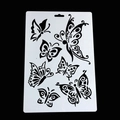 Stencil fai-da-te in plastica con sette motivi a farfalla per scrapbooking e disegno - US 11