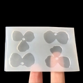 Transparante siliconen bloembladvorm voor DIY kristallen hars sieraden en hangers - Bloemblad Stijl (16330)