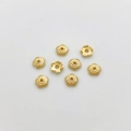 8pcs 14K gold-plated plum blossom flower spacers for DIY jewelry making and beading - 2#14k Five-Petal Plum Cap (5153002256856) / 1 Piece/Pack (6mm) / Gold