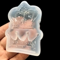 DIY Silikonform in Kronenform für Harzschmuck und handgefertigtes Gipshandwerk - Spiegeloberfläche Kronenstil