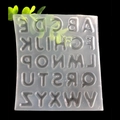 DIY große 26 Großbuchstaben Harz Silikonform für personalisierte Alphabet Gießen - Vollständiges Alphabet-Set (A-Z)